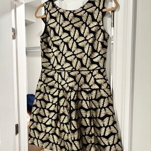 Crewcuts Black and Gold Formal Kids Dress